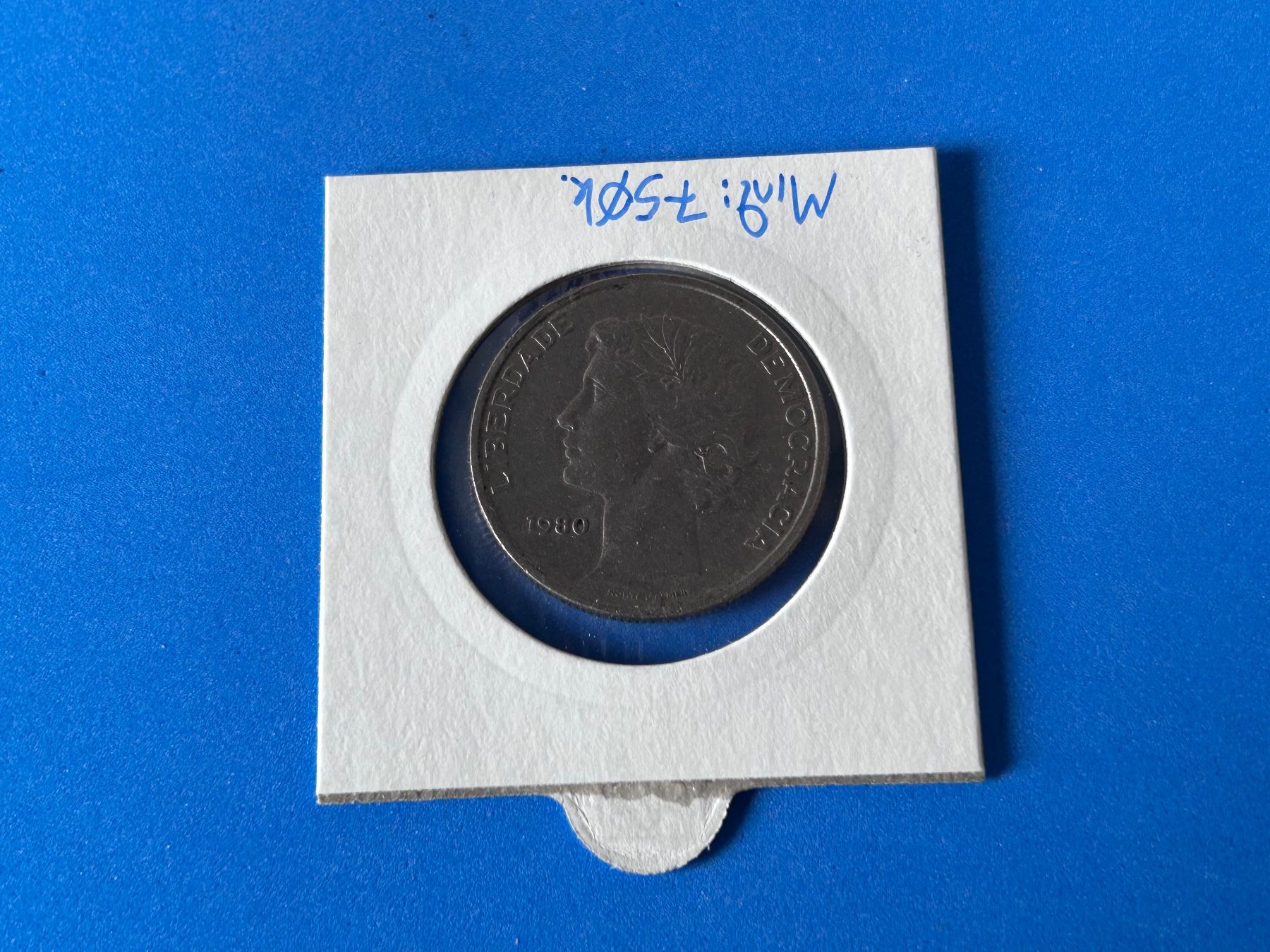 Tutti le monete: Portugal -  25 Escudos 1980 – Usato da Corcelles NE venduto da AJKader 7