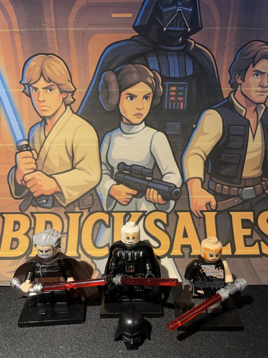 Star Wars Statuette: Star Wars Figur Count Doku Vader Anakin Skywalker Lego-Komp. – Nuovo (secondo la descrizione) da Zufikon venduto da BrickSales 1