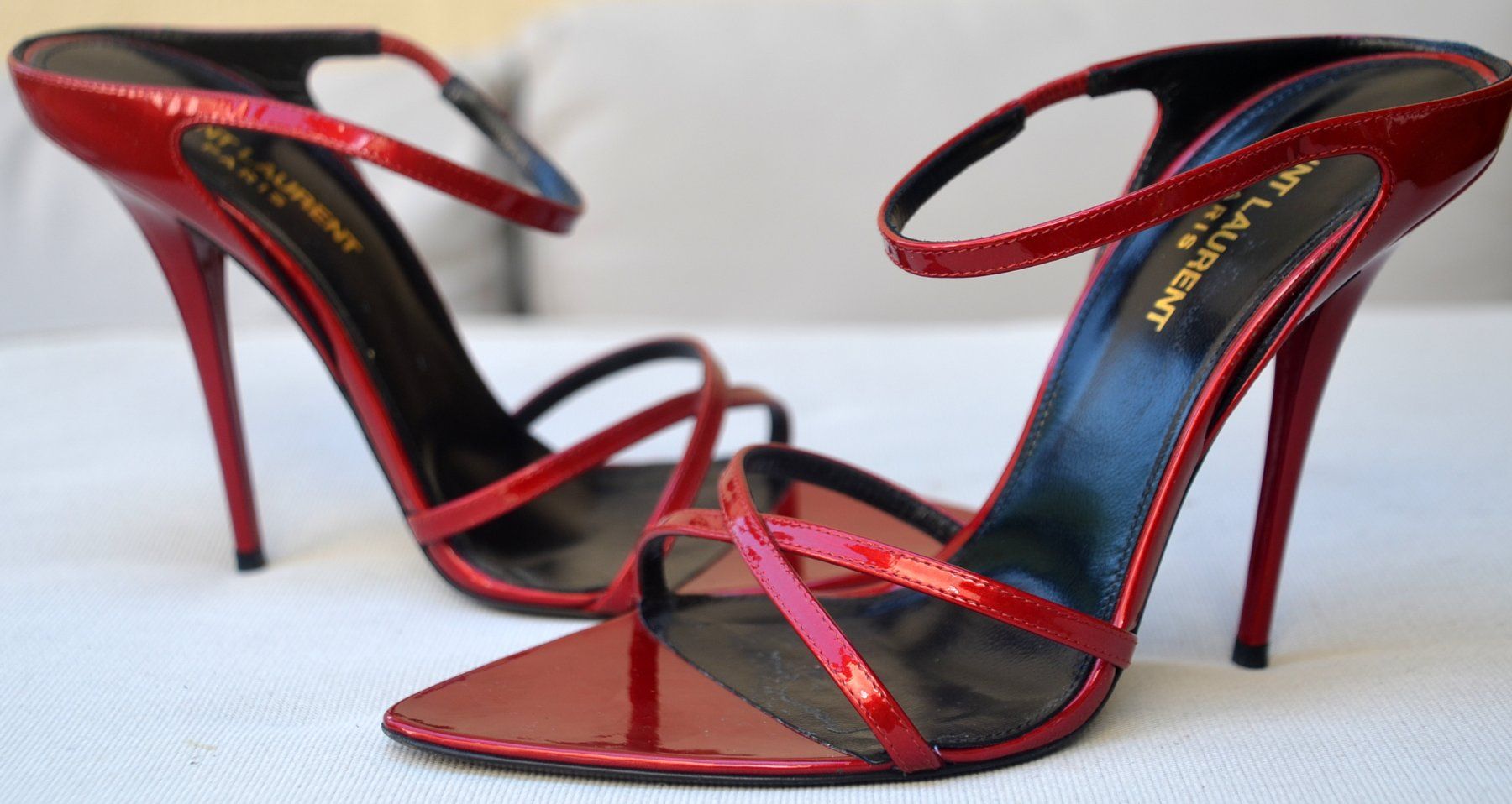 Saint Laurent Damenschuhe: Saint Laurent Sandalen / sandales .38 – Gebraucht aus Collonges von arashee 4