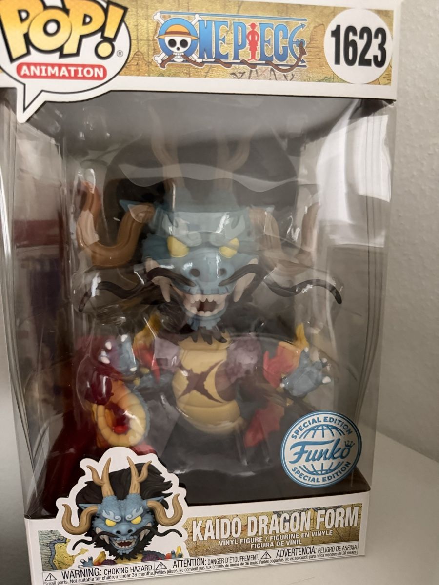 Funko Statuette: Funko Pop One Piece Kaido Dragon Form – Nuovo e nell'imballaggio originale da Luzern venduto da cha_2x2f