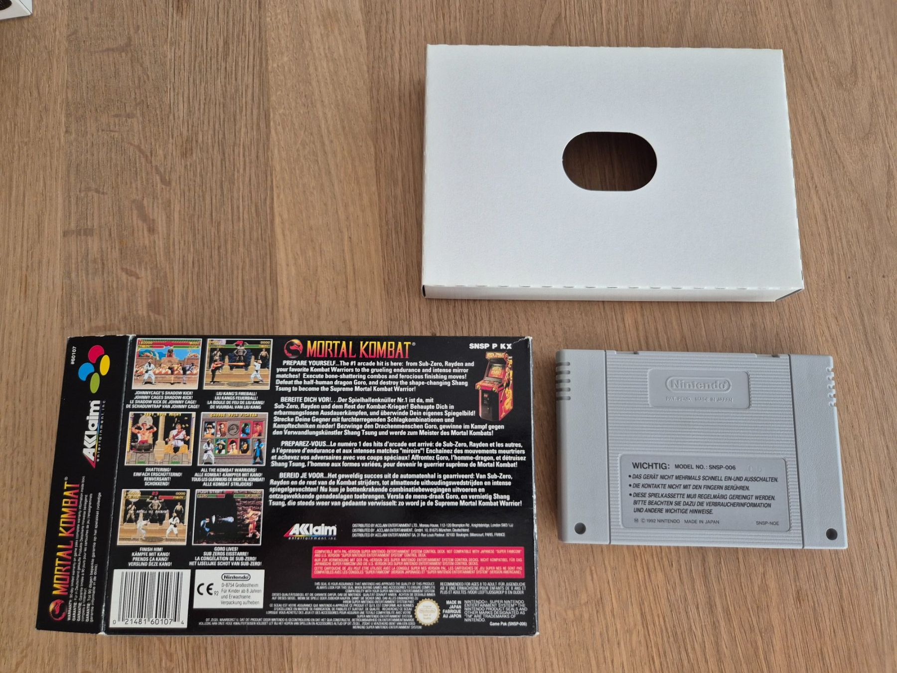 Nintendo Giochi: Mortal Kombat Super Nintendo PAL Version OVP – Usato da Schneisingen venduto da jordan60078 3