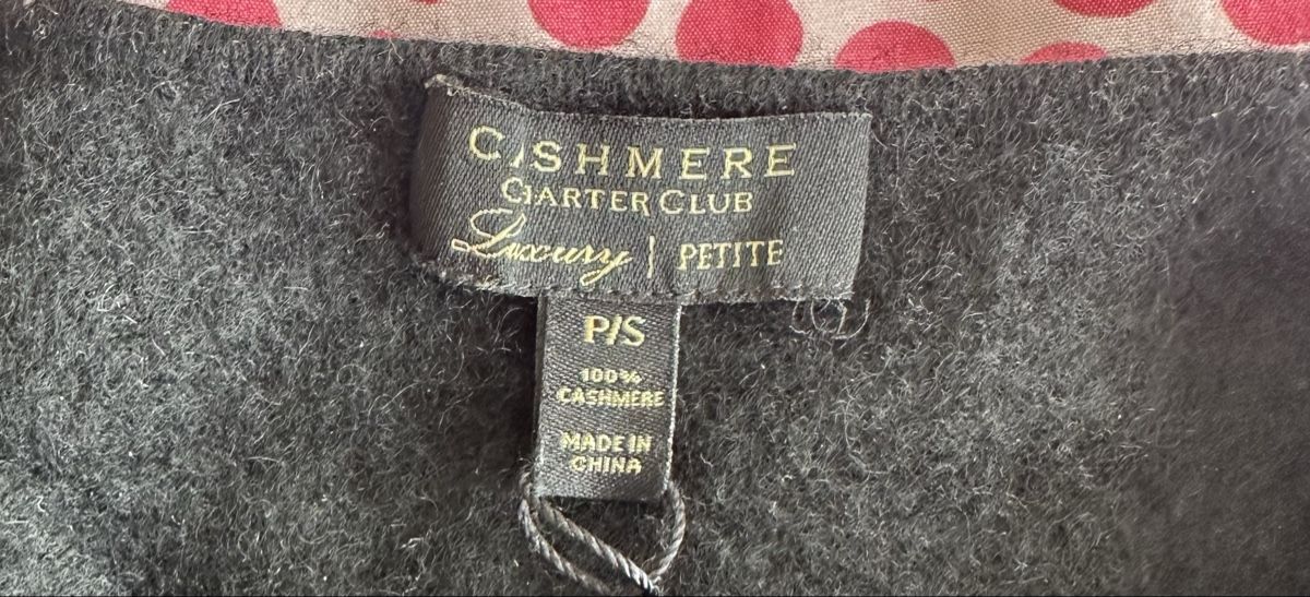 Maglioni & Felpe: CASHMERE CHARTER CLUB LUXURY PULLOVER GR. S – Usato da Unteraegeri venduto da MH203 7