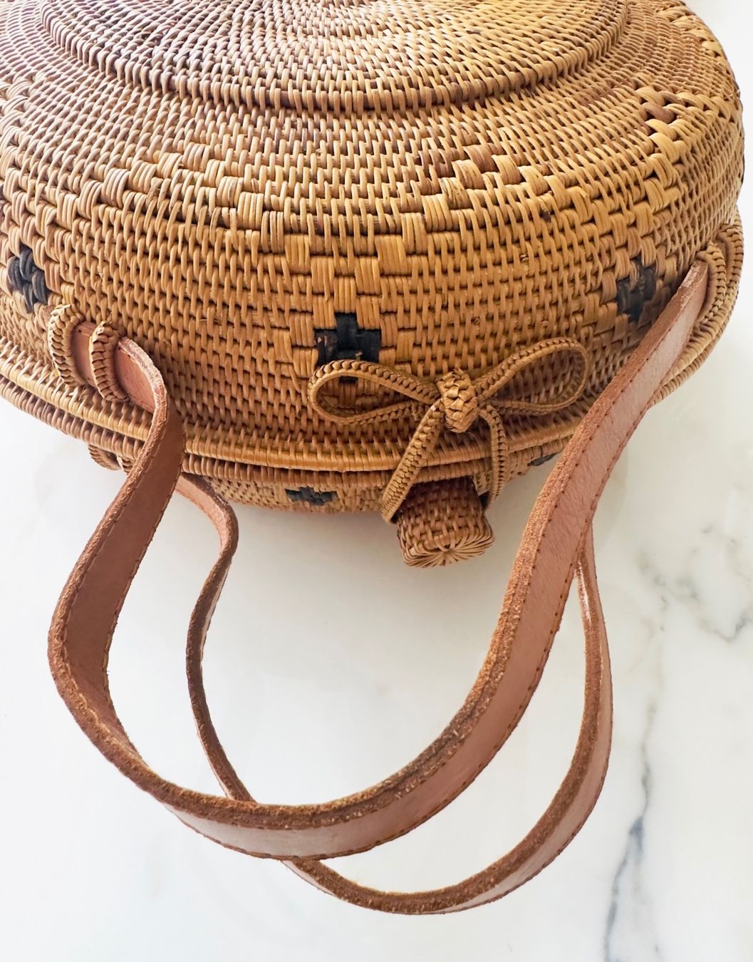 Borse da donna: Rattan Tasche "Roundie" – Nuovo e nell'imballaggio originale da Bülach venduto da duffy_fashion_avenue 1