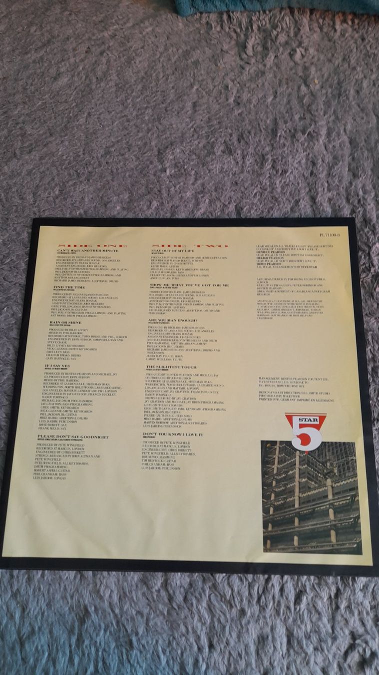 Schallplatten: 5 STAR    SILK & STEEL      LP    VINYL – Gebraucht aus Wetzikon ZH von Ramones01 2