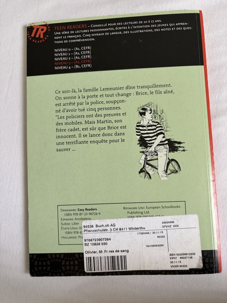 Libri: Frères de sang - Mikaël Ollivier – Nuovo (secondo la descrizione) da Zug venduto da alex___4 1