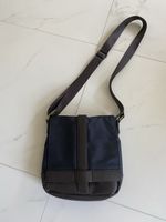 Umhängetasche für Herren dunkelblau/braun ca. 24x27 NEU