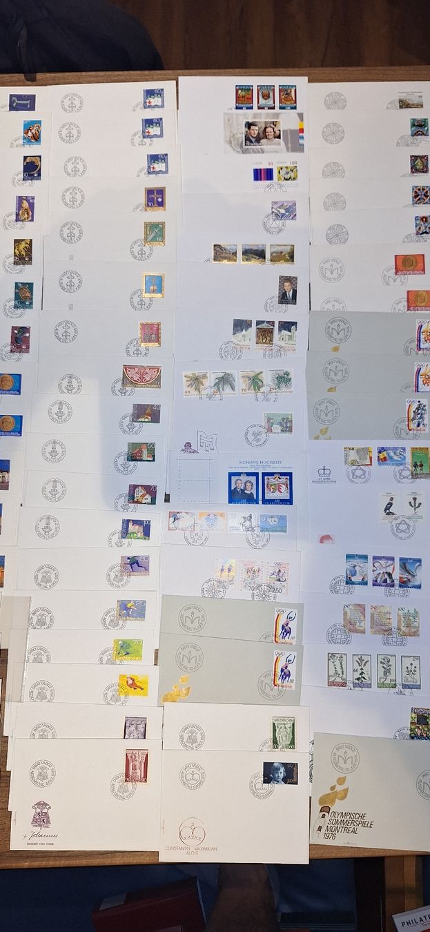 Alle Briefmarken: 500 FDC / Brief / Liechtenstein Lot 3 – Gebraucht aus Balgach von SIMEON27 7
