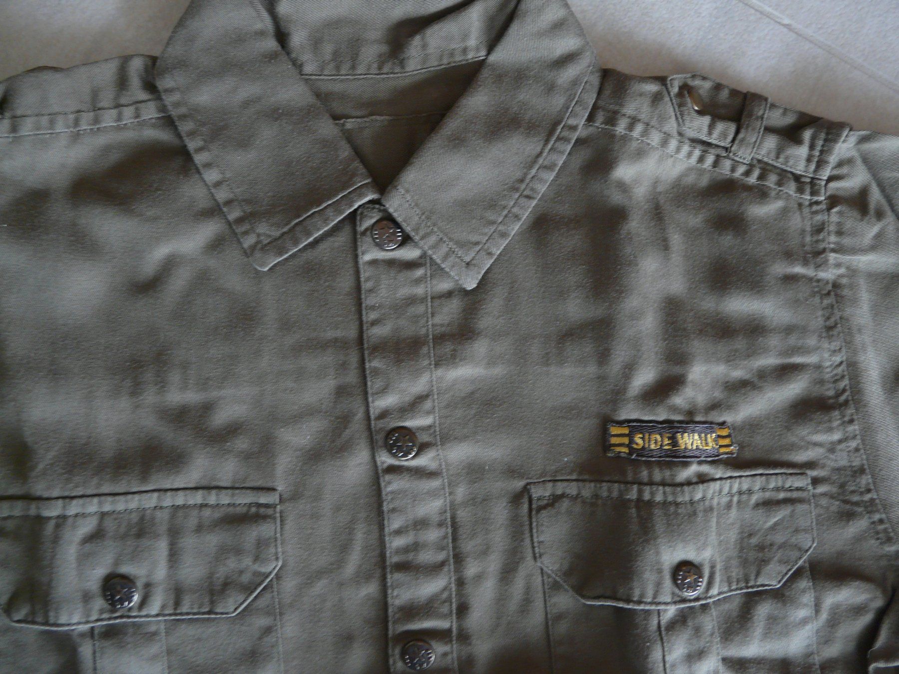 Camicie, T-shirt & Polo: Chemise kaki Hemd Side Walk 140 – Nuovo (secondo la descrizione) da ERLINSBACH venduto da doudouce 2