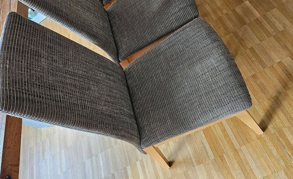 Sedie: 4 Stühle mit Stoffbezug – Usato da Zürich venduto da rewe0707 1