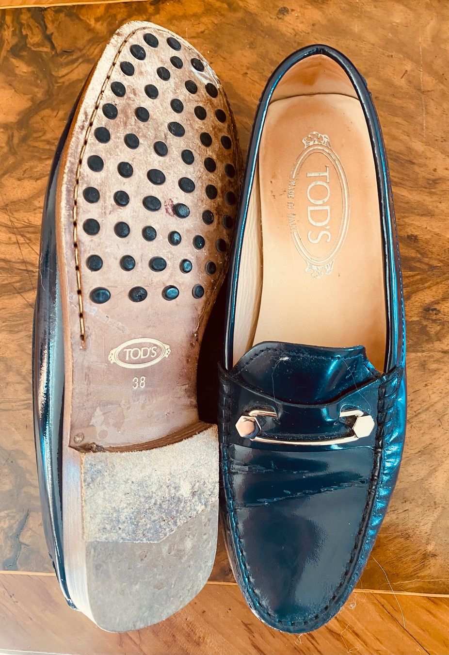 Tod'S Scarpe da donna: Tod‘s Mokassin Dunkelblau Lack – Usato da Zürich venduto da Sol65 3