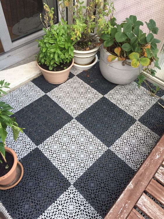 Balkon Bodenplatten PVC (Gebraucht) in Männedorf für CHF 15 – nur ...