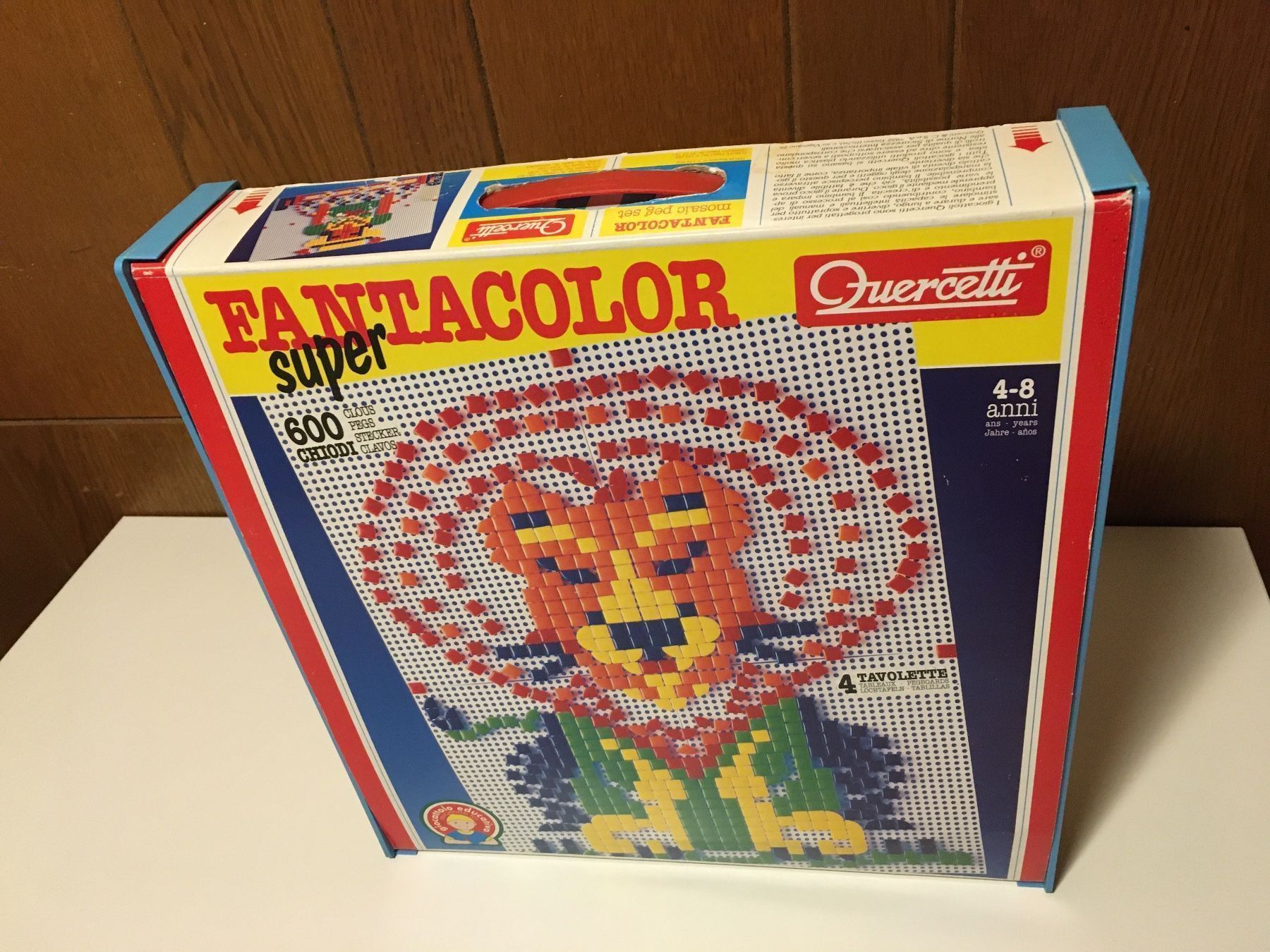 Giocattoli: Fantacolor - Quercetti - Köfferchen mit 600 Stecker – Usato da Andwil SG venduto da Rainboli 1