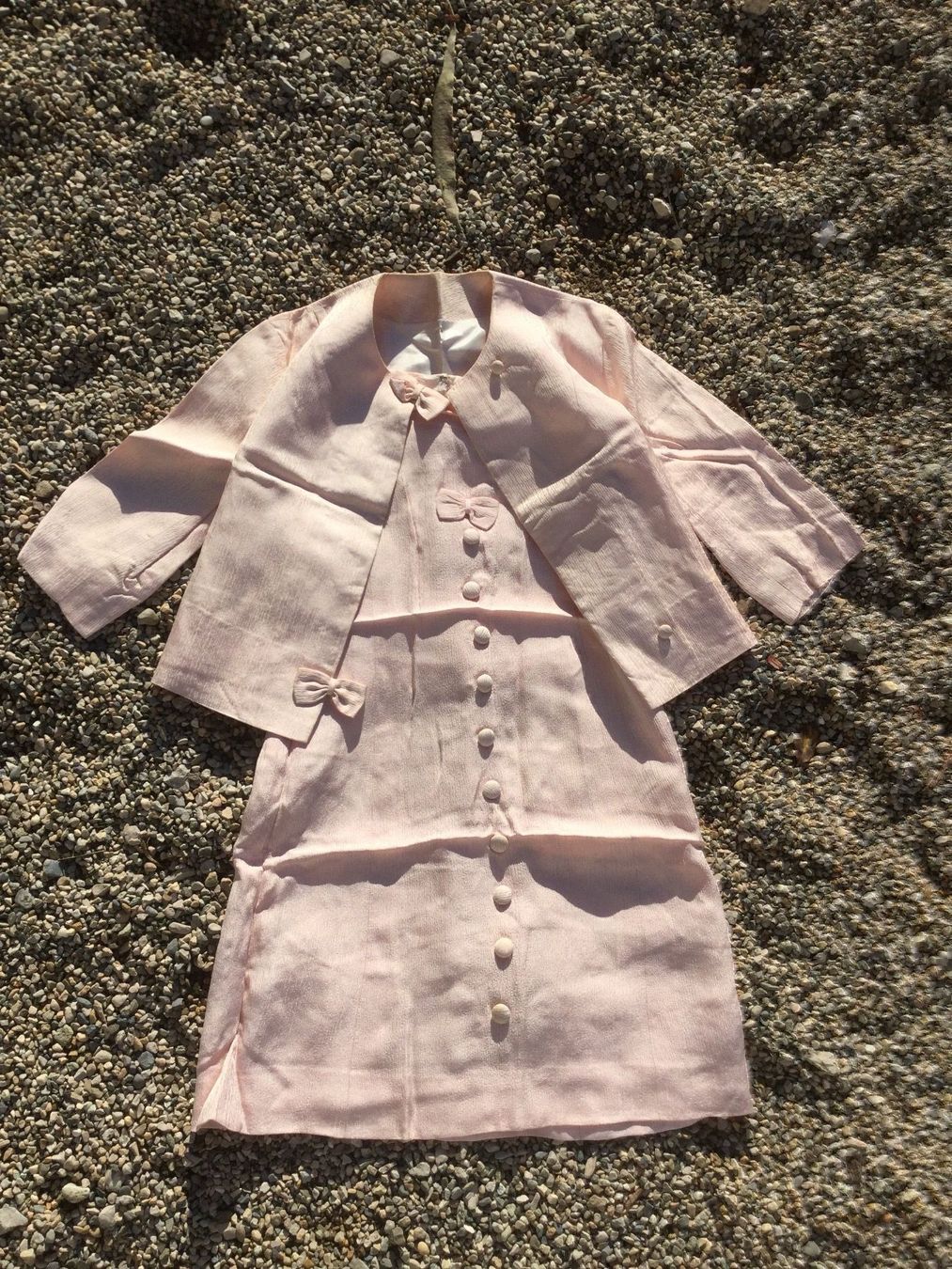 Vestiti: Robe + Veste rose Vintage 1968 – Usato da Agiez venduto da chouchanelle 6