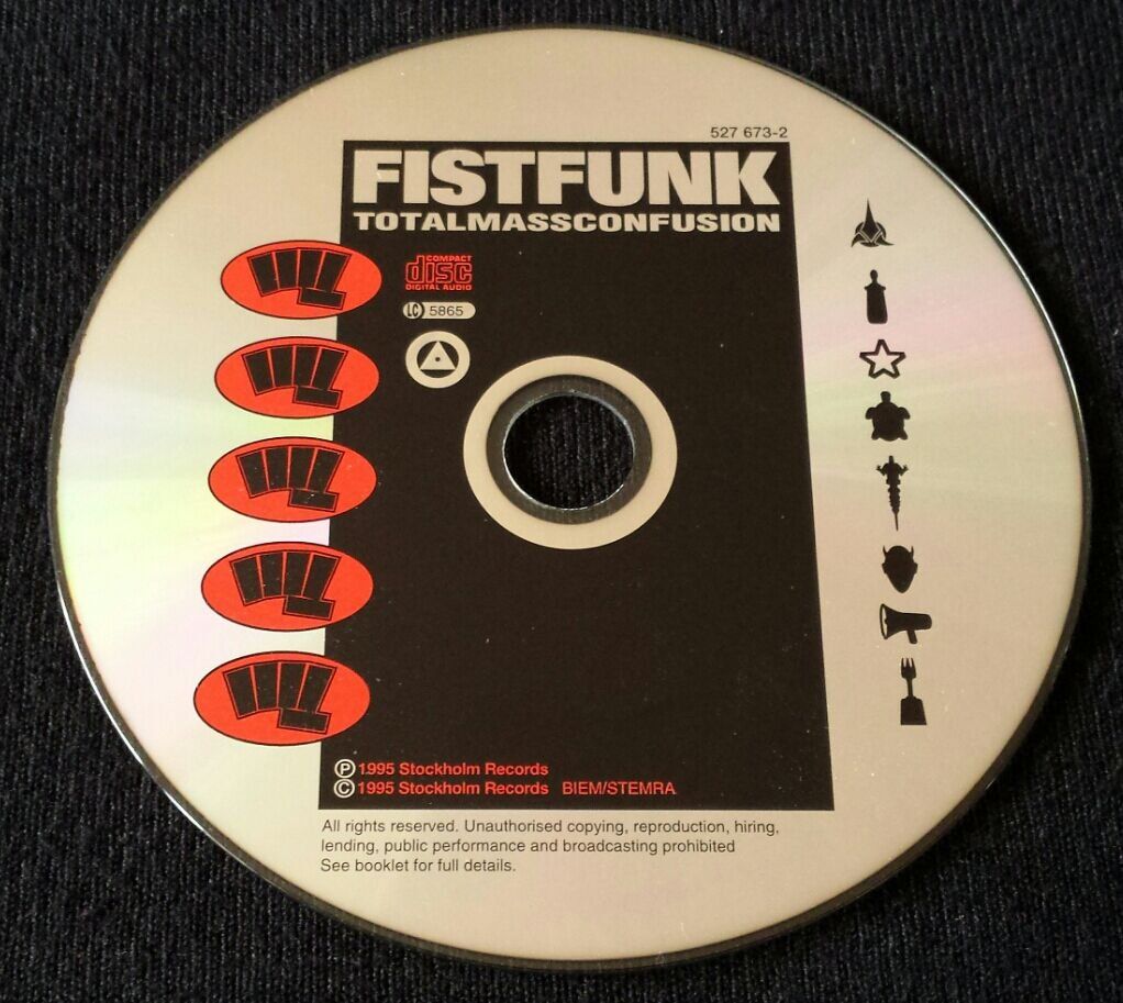 CD: Fistfunk – Totalmassconfusion - CD - 1995 - First Press – Usato da Uster venduto da Zardodel 2