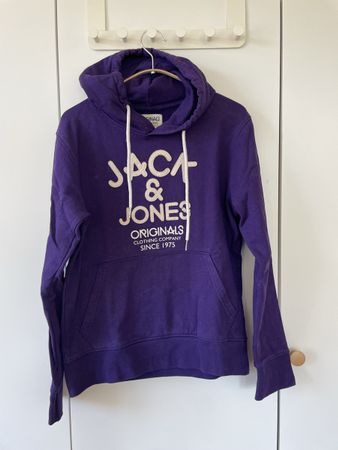 JACK & JONES Originals Hoodie Violett / Lila – Grösse S