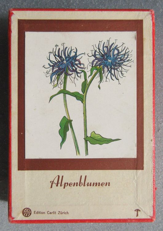Ancien Jeu De Loto Des Fleurs - Édition Carlit Zürich - Années 1950 - Original - Occasion