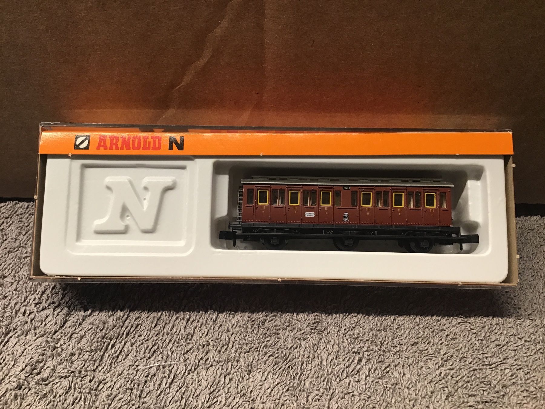 Arnold Modelleisenbahnen: Arnold N, Personenwagen 2641 der SBB, – Gebraucht aus Männedorf von Spezial-Modelle 1