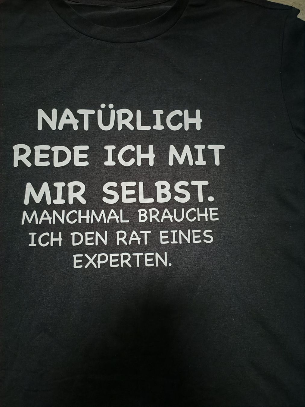 T-shirt: " Spruchshirt " XL neu – Nuovo (secondo la descrizione) da Bätterkinden venduto da Elefantenzoo 1