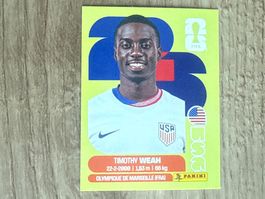 Panini FIFA WM 2026 Sticker Timothy Weah USA 12