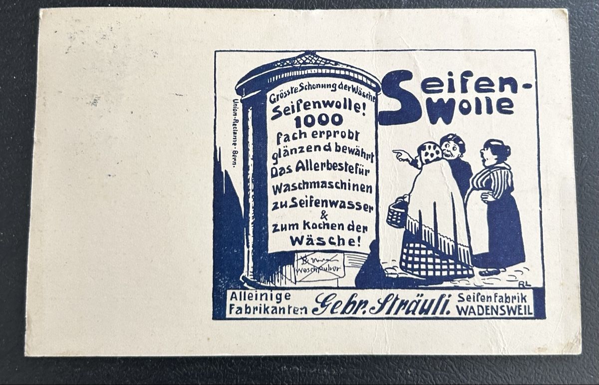 Ansichtskarten: Firmenkarte Stäuli Wädenswil  – Gebraucht aus Horw von Tellbub