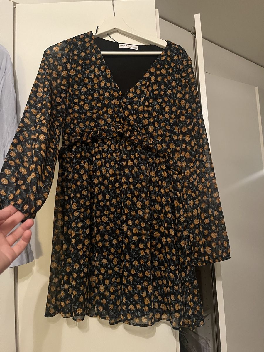 Pull&Bear Vestiti: Pull&Bear Kleid, Gr. M, Blumenmuster, Herbstchic! – Nuovo (secondo la descrizione) da Gockhausen venduto da Lali013