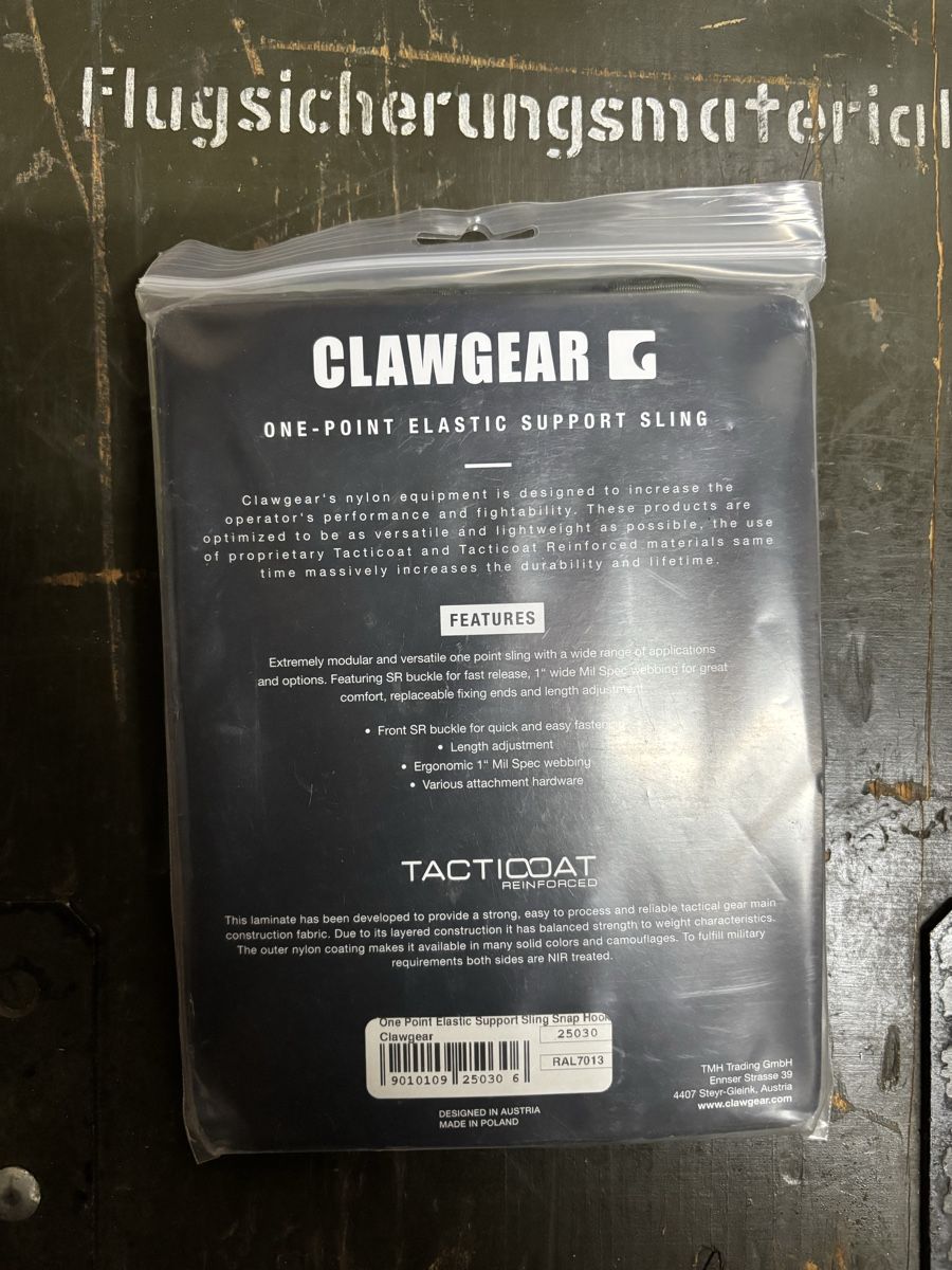 Tiro a segno: Clawgear One-Point Elastic Support Sling, Neu, Olive – Nuovo e nell'imballaggio originale da Vinelz venduto da Mastercraft1291 2