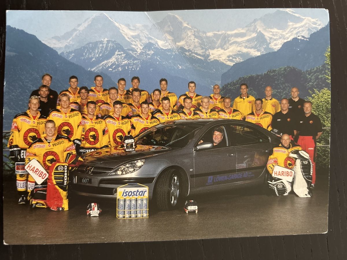Autografi: SC Bern Eishockey Autogrammkarte Saison 2002/2003 Top! – Usato da Uetendorf venduto da hoisle