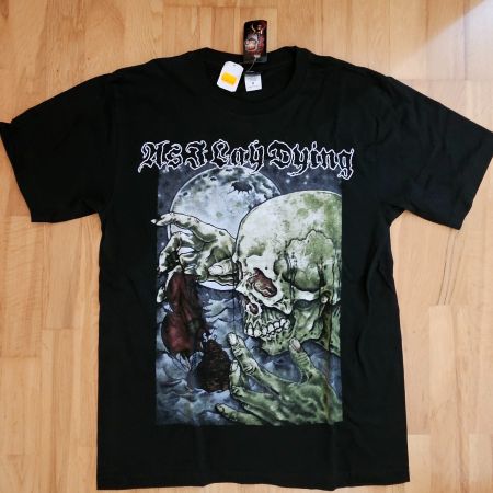 T-Shirt As I Lay Dying Totenkopf Grösse  L neu