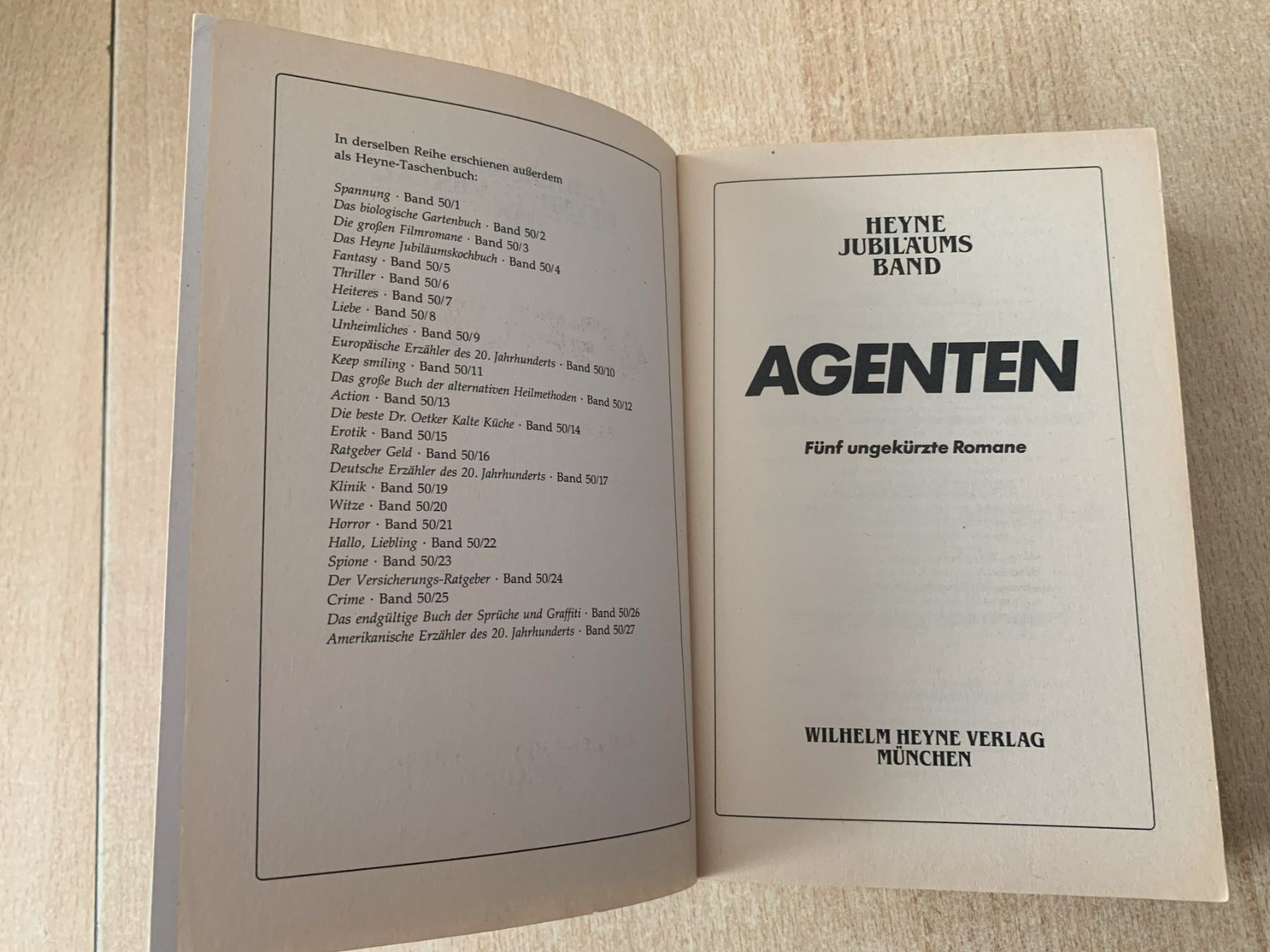 Livres: Agenten 5 Romane in einem Buch – D'occasion à Reinach BL par con_ync2 2