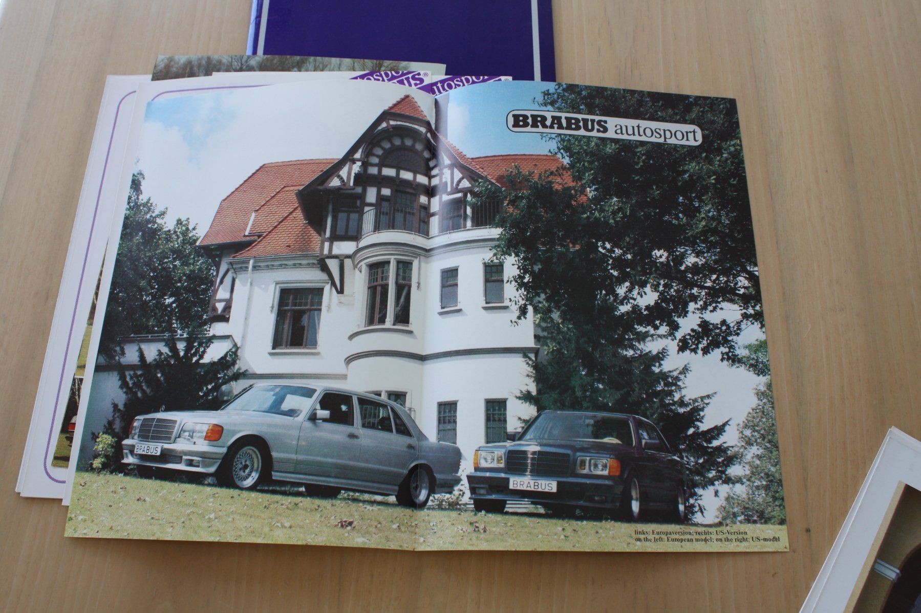 Brabus Documenti: BRABUS Prospektmappe mit Preislisten Tuning 8/1984 – Usato da Wikon venduto da erwin400 7
