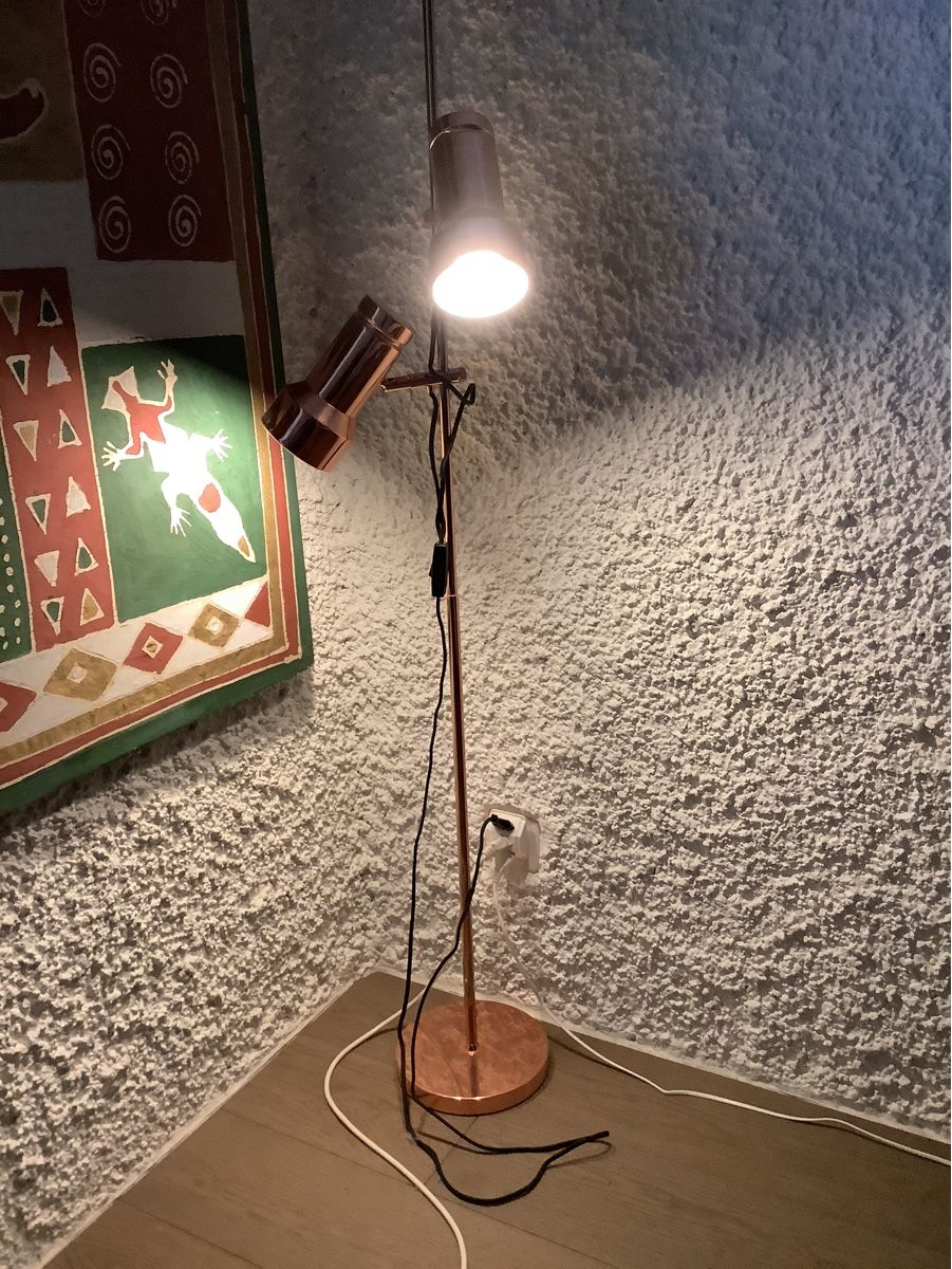 Lampade: Stehlampe, kupferfarbig – Usato da Embrach venduto da whywhy8 1