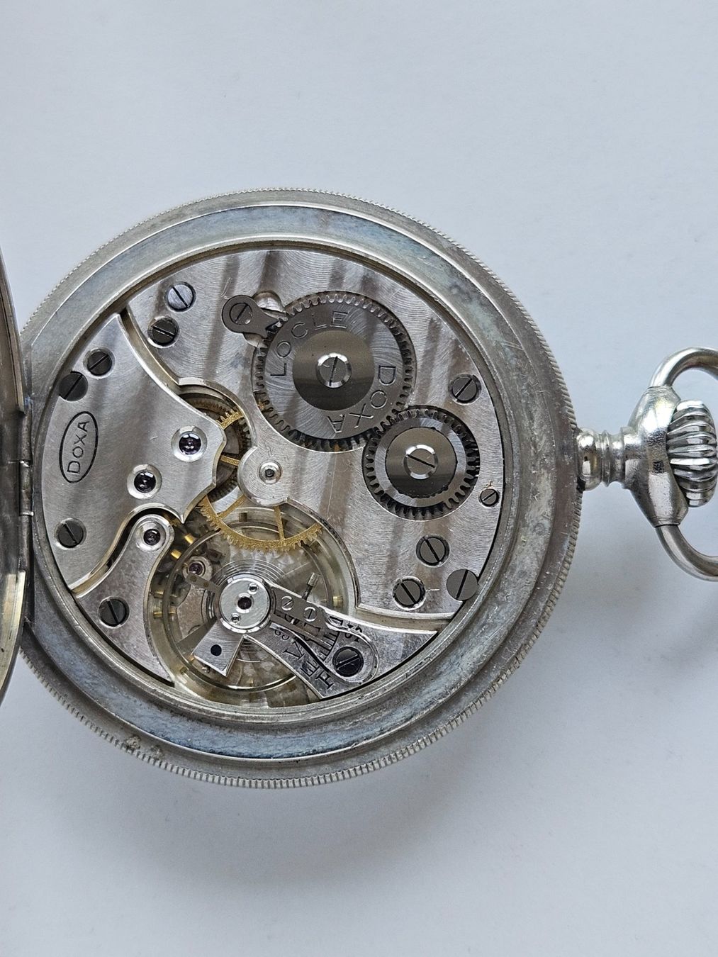 Doxa Orologi: 1L 29 Doxa Incassable Taschenuhr – Usato da Berikon venduto da mmm21 7