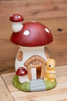 Pilzhaus, Windlicht-Deko für den Herbst - neu