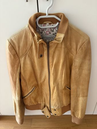 Clockhouse Leder Jacke, Gr. M, Top Zustand!