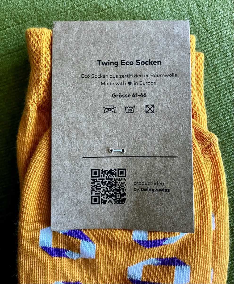 Calze: Neue Socken, unisex – Nuovo e nell'imballaggio originale da Buchs AG venduto da Allerleis 3