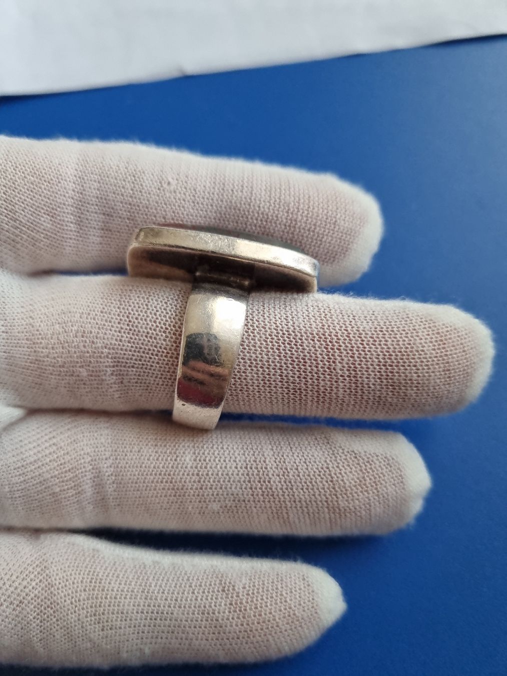 Anelli: Grosse Vintage Silber Ring 925 – Usato da Schaffhausen venduto da Leveron13 3