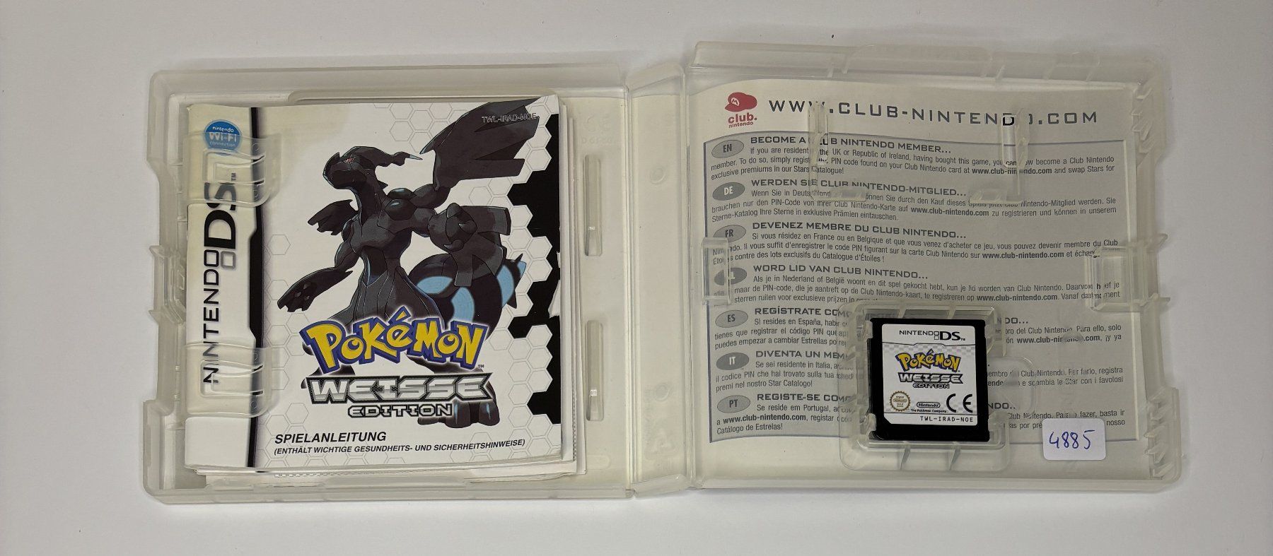 Spiele: NDS - Pokémon weisse Edition – Gebraucht aus Allschwil von Bullach 1