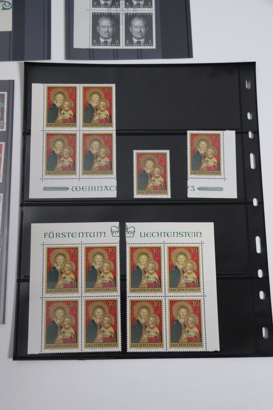 Alle Briefmarken: Kleines Lichtenstrein- Marken Konvolut – Gebraucht aus Zug von Kunst-Fundgrube 4