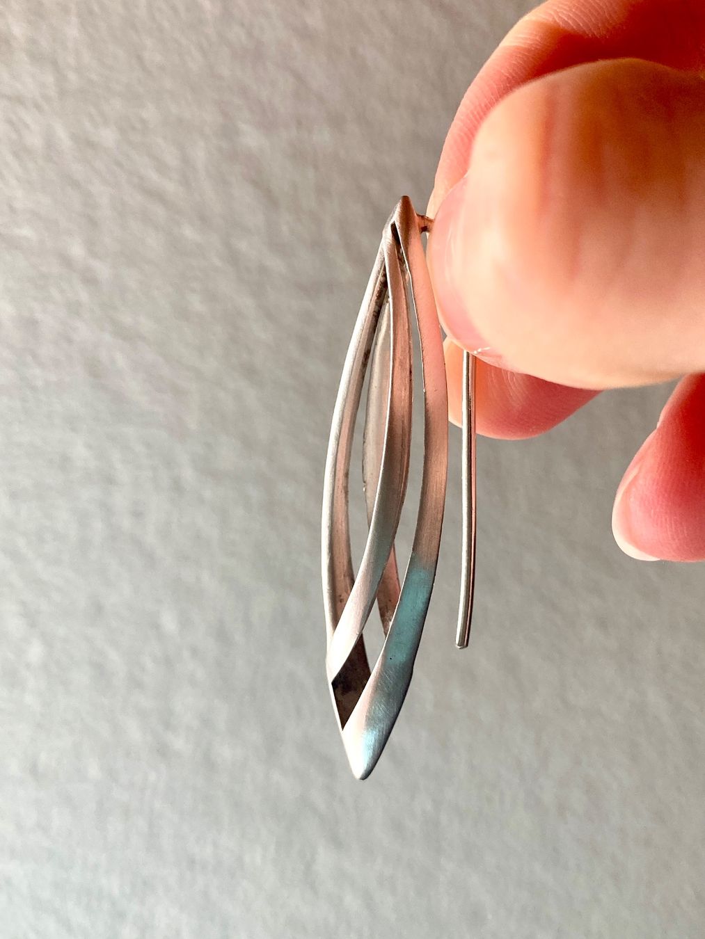 Ohrringe & -stecker: Einzigartige Ohrringe 925 Silber – Gebraucht aus Bischofszell von Silberviolett 7