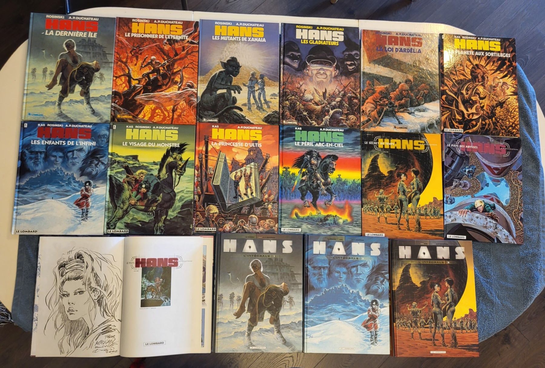 Comics: Série complète BD 1 à 12 EO Hans + 3 Intégrales + dédicace – Gebraucht aus Palézieux-Village von magic1980