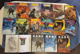 Série complète BD 1 à 12 EO Hans + 3 Intégrales + dédicace