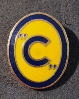 GG046 - Alter Reversknopf "Circle C" Cowboys