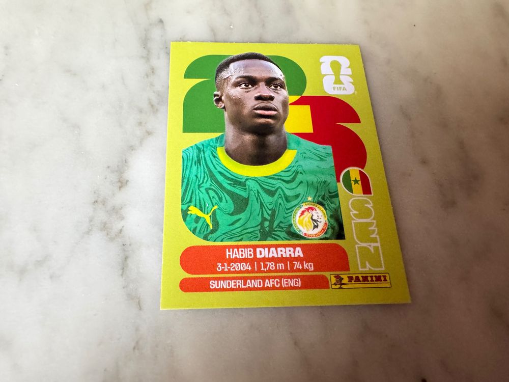 Panini Sticker Habib Diarra Senegal WM 2026 SEN 12 (Neu (gemäss ...