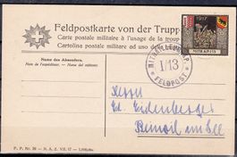 Feldpostkarte 1.Wk Mit Soldatenmarke