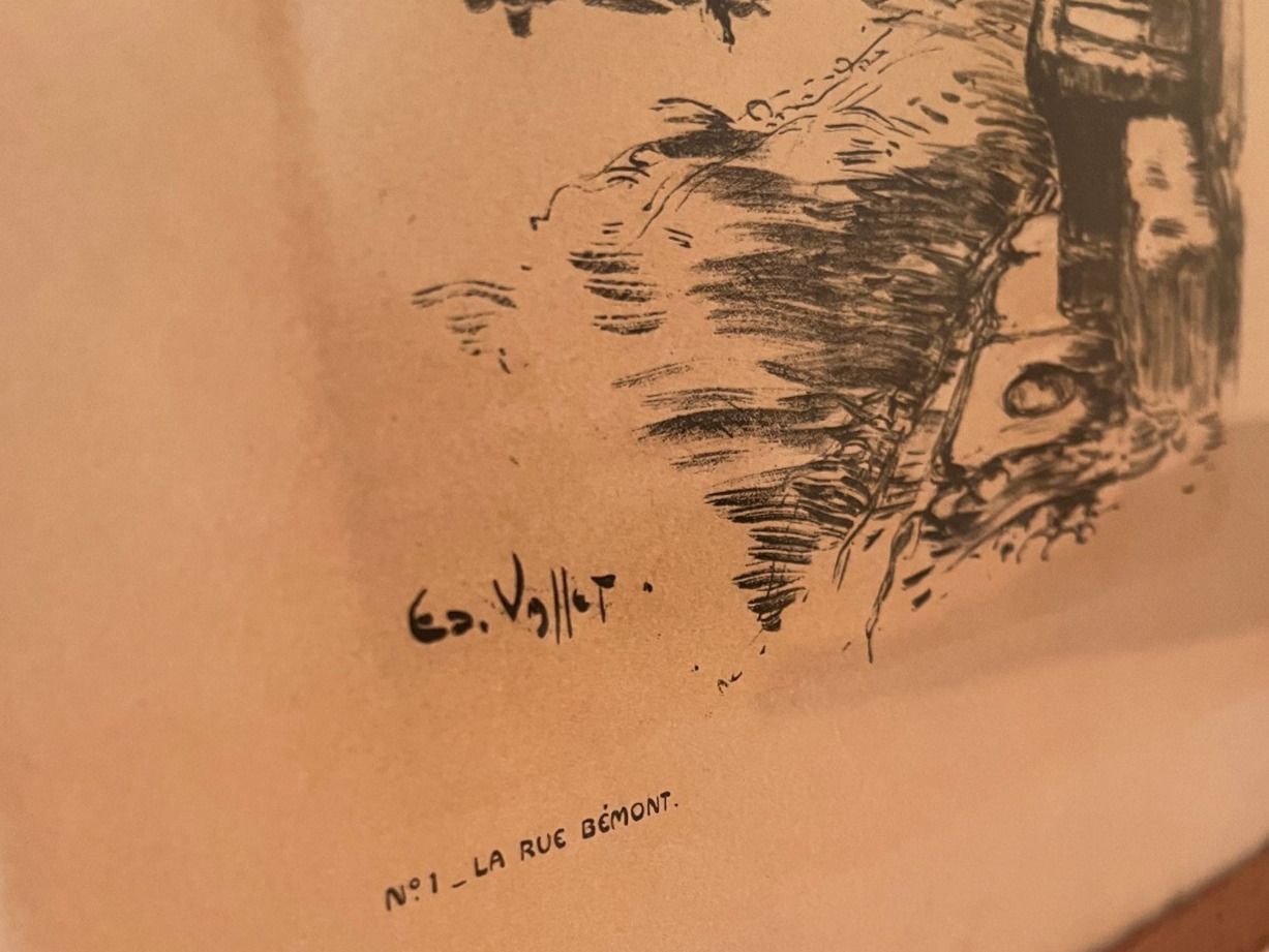 Grafiken & Lithographien: Bild Ed. Vallet Lithografie signiert – Gebraucht aus Schliern b. Köniz von FinderXXII 2