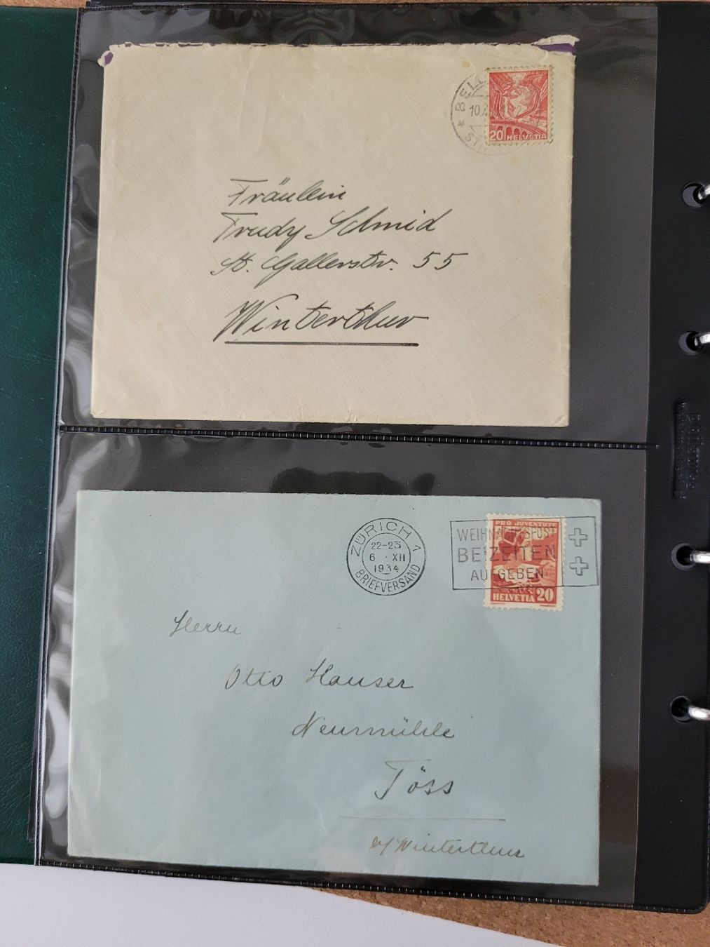 Alle Briefmarken: Belege – Gebraucht aus Inwil von Flower2325
