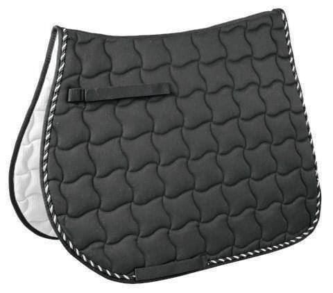 Selle & Accessori: Pferde-SchabrackenVS Bari schwarz+weiss Aktion – Nuovo e nell'imballaggio originale da St. Gallen venduto da schnaeppchen-preise