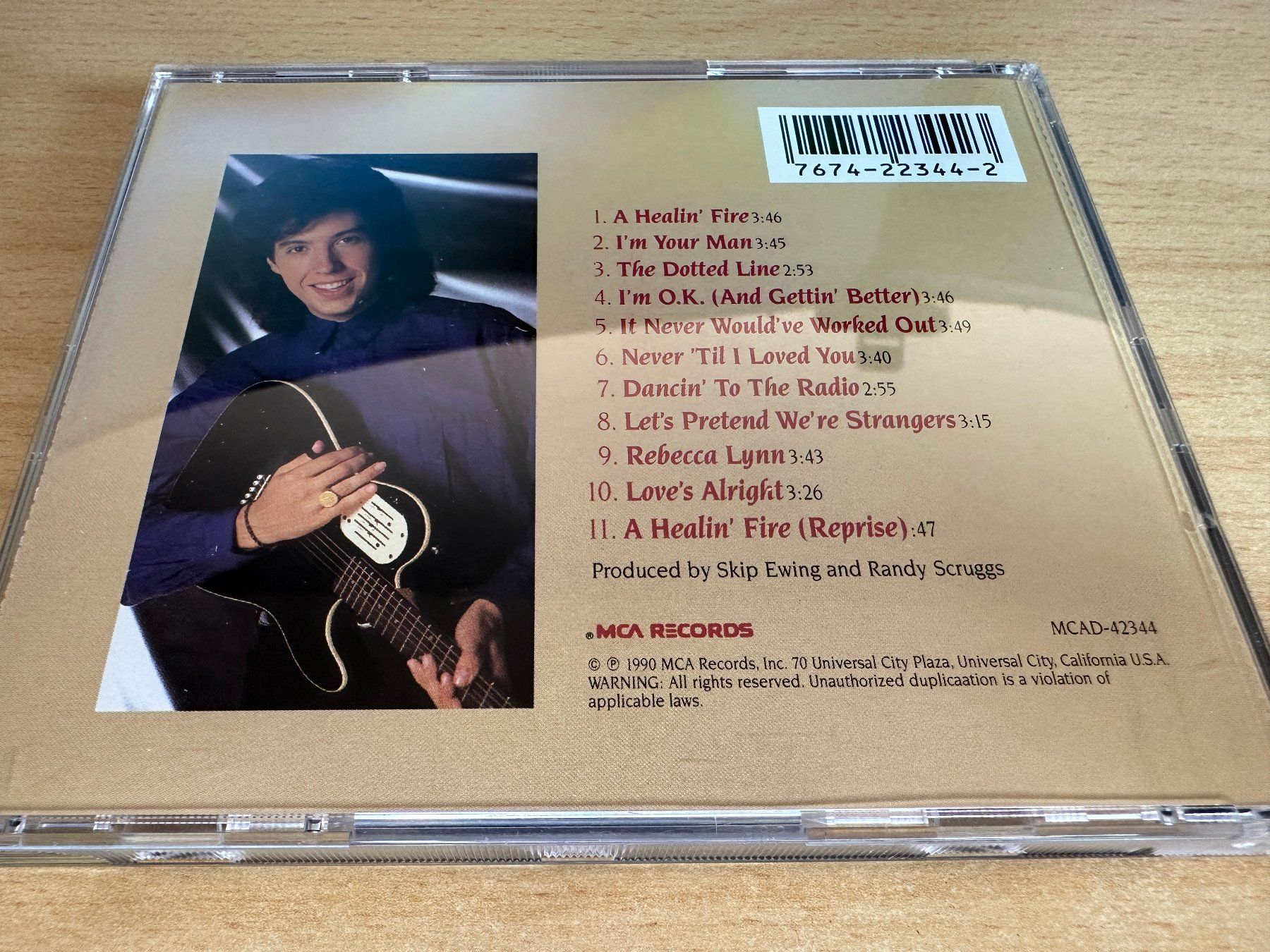 CD: Skip Ewing – A Healin' Fire – Usato da Rikon im Tösstal venduto da Alpenmutz 1
