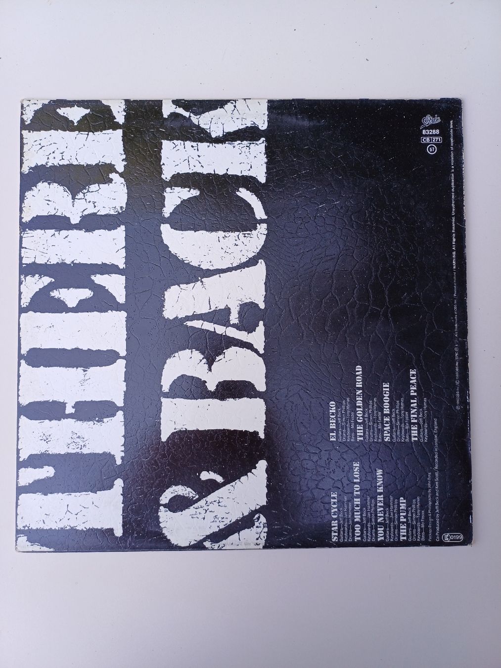 Dischi in vinile: Jeff Beck "There and Back" LP – Usato da Begnins venduto da Drastic-Sound 1