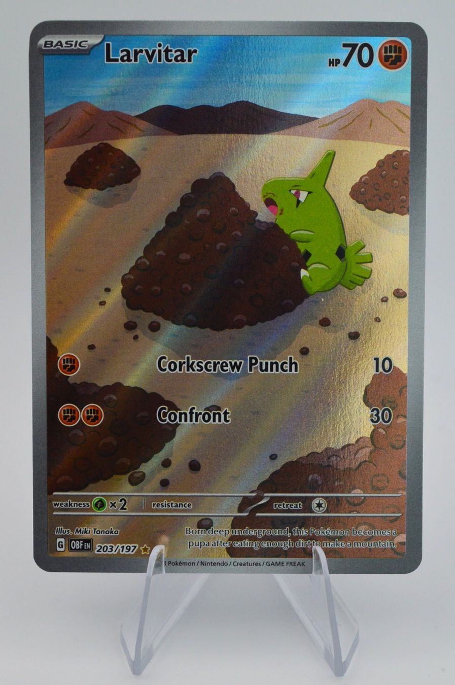 Pokémon Carte collezionabili: Larvitar - OBF 203/197 - EN - Pokémon – Usato da Winterthur venduto da blue_funk
